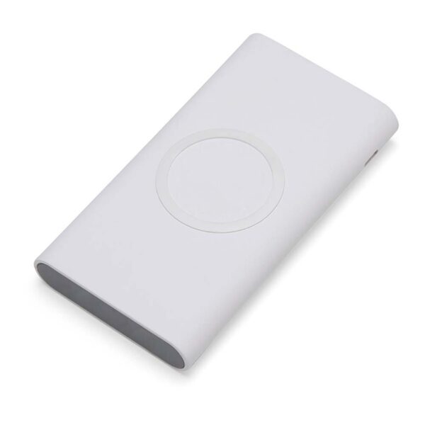 Power Bank 8000mAh com Carregamento via Indução ou via Cabo M04050